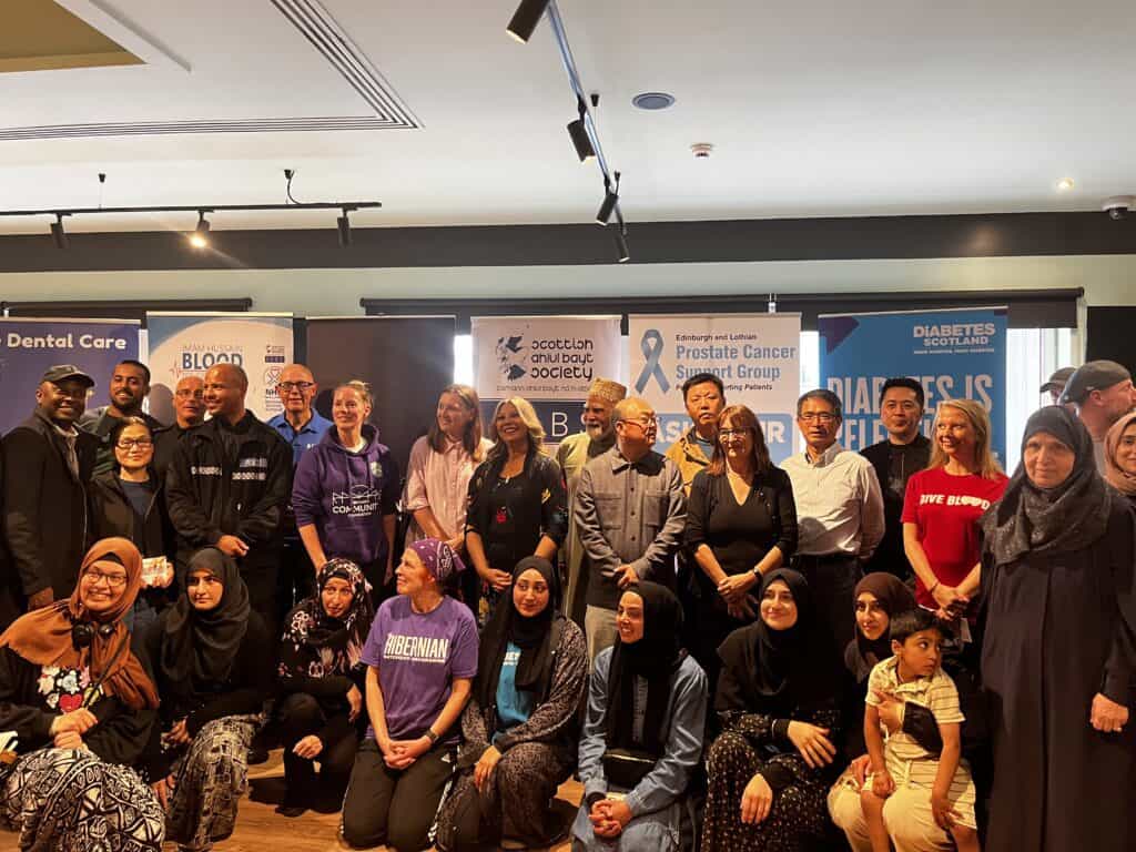 Minister for Equalities Welcomed to Pitch-To-Plate at Hibernian Community Hub 16 IMG 6880